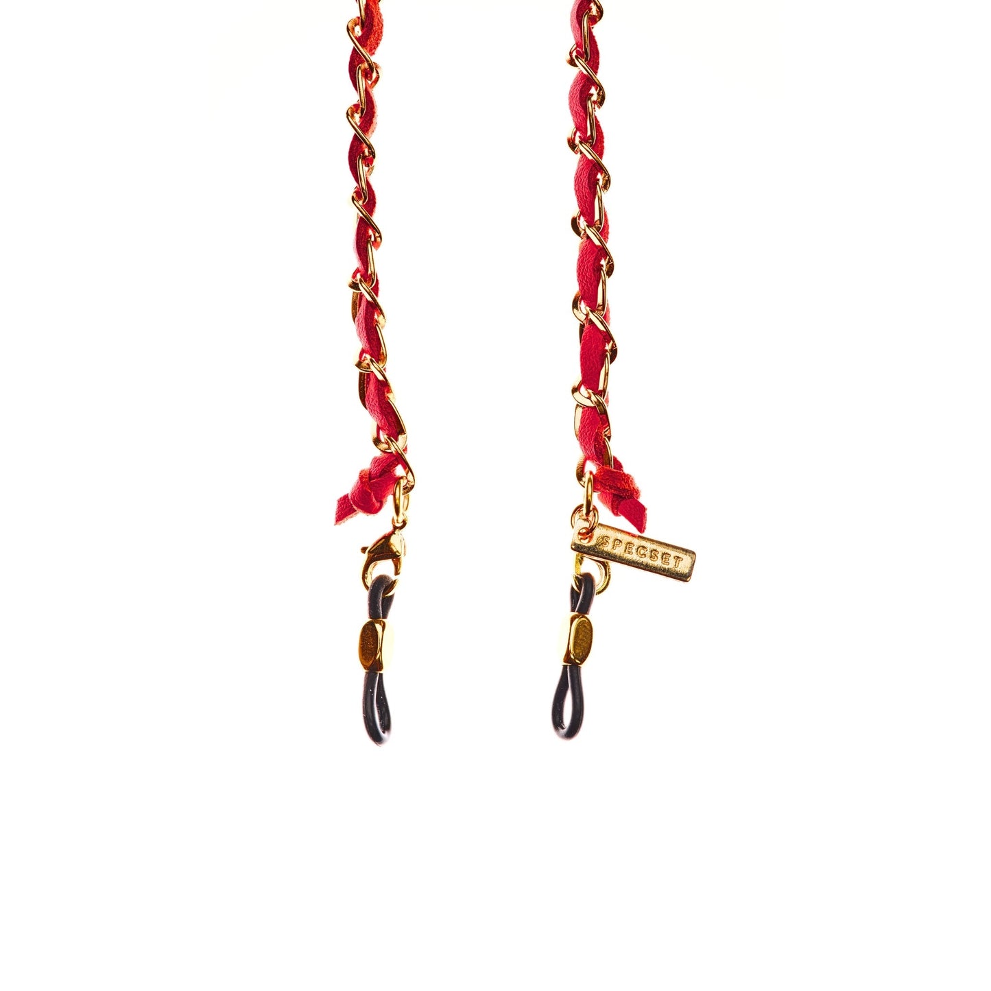 CLASSIC.C -GOLD RED Designer Eyewear Chain | SPECSET