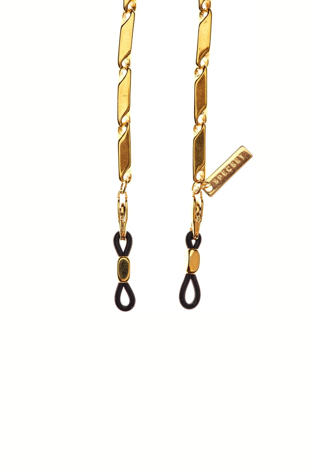 LINKED - Unisex Bar Links Eyewear Chain - Gold | SPECSET