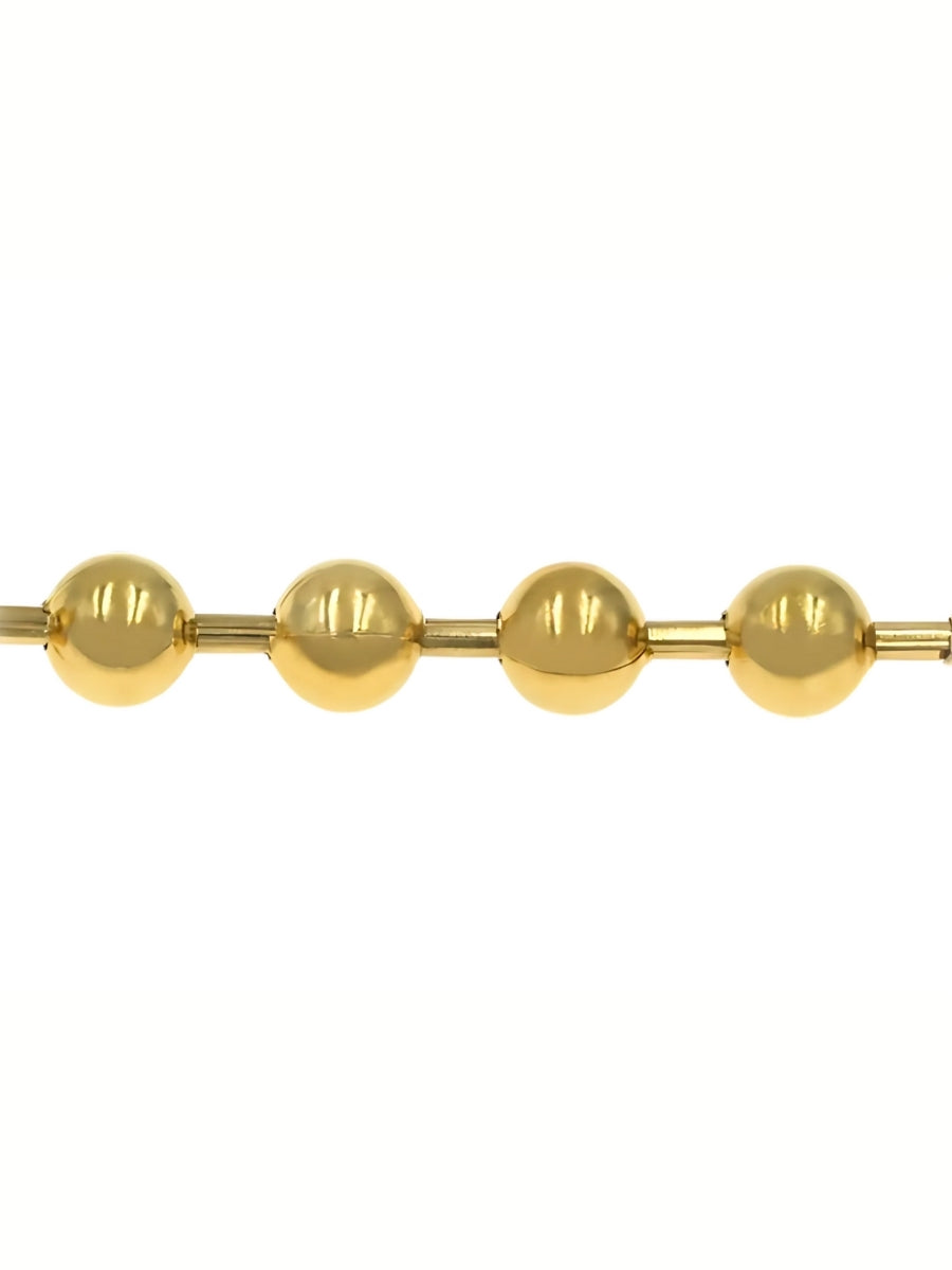 Gold chunky ball eyewear chain from surgical stainless steel – SPECSET Orbit