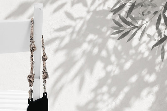 Wild Ritual phone strap with snake texture featured in the SPECSET Summer Phone Strap Edit