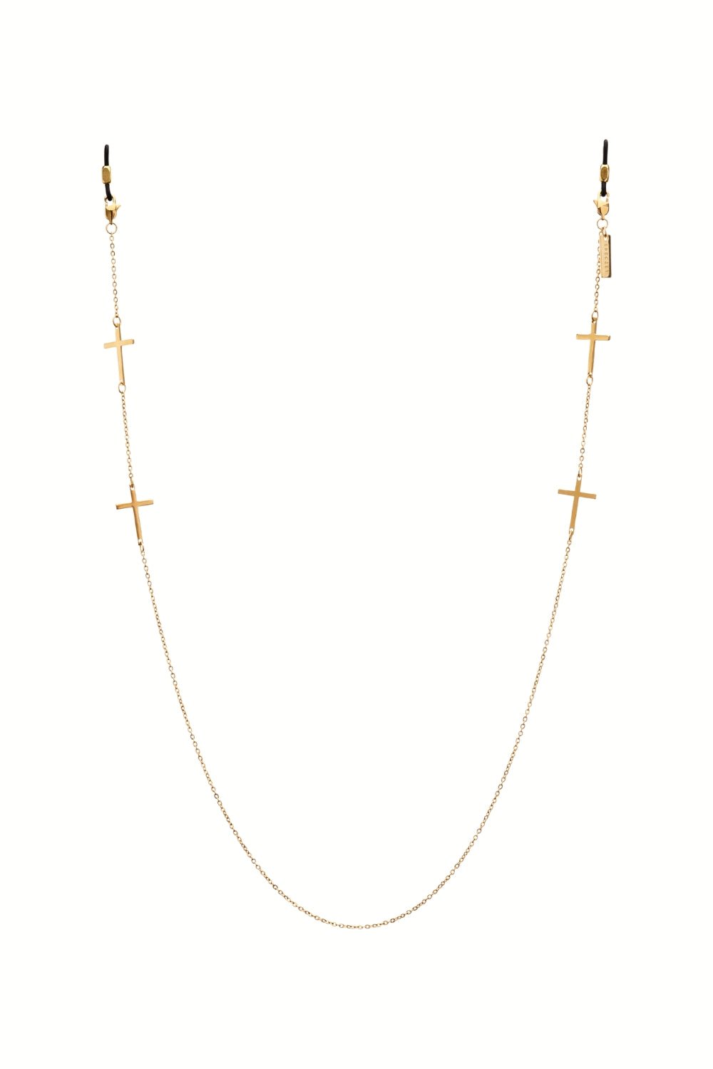 A-CROSS - Delicate Gold Eyewear Chain | SPECSET