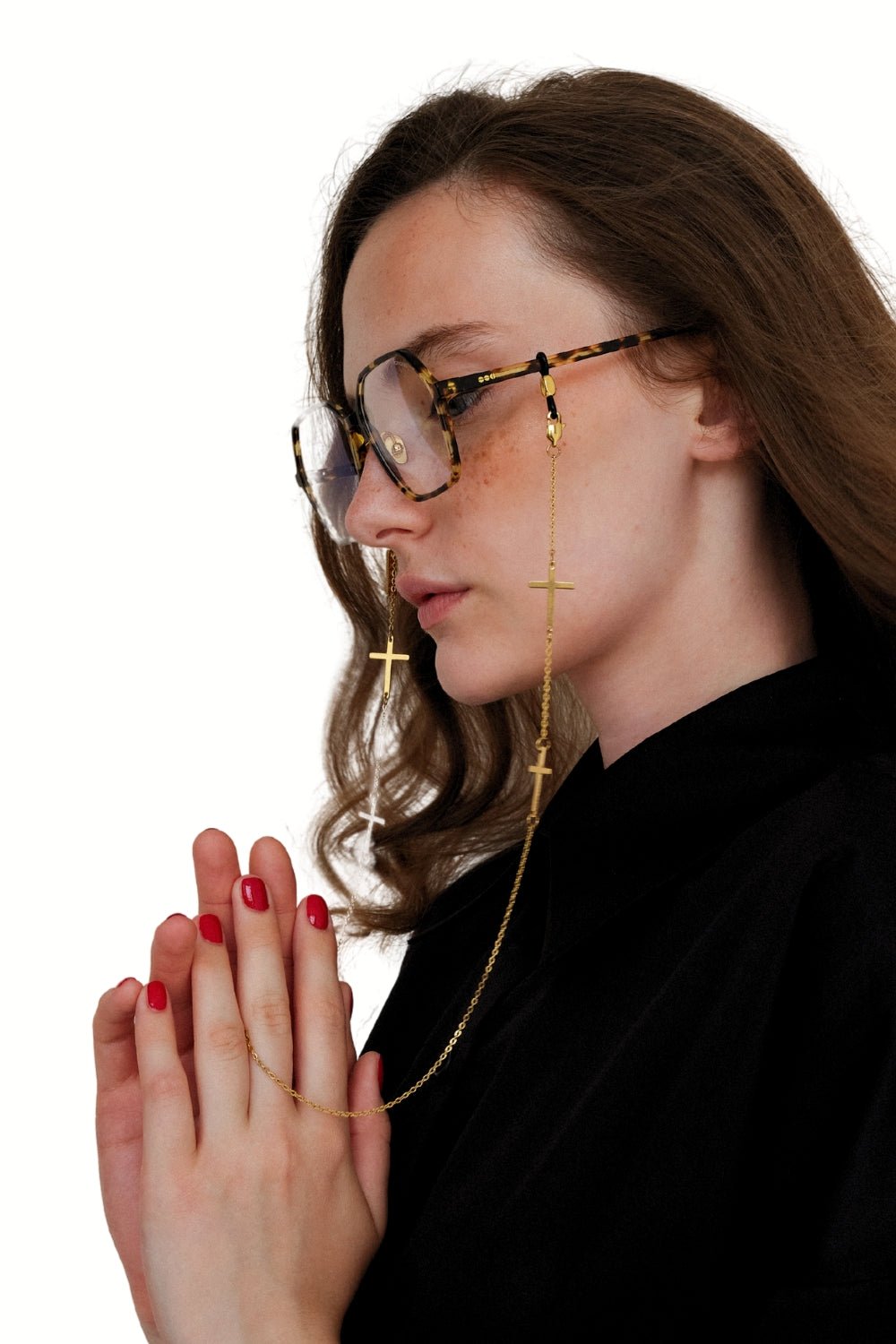 A-CROSS Eyewear Chain - Gold - SPECSET