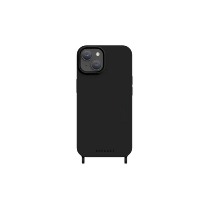 black phone case with eyelets