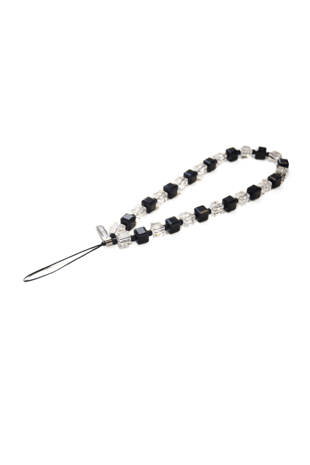 BLING BLING - CLEAR & BLACK Crystal Phone Strap | SPECSET