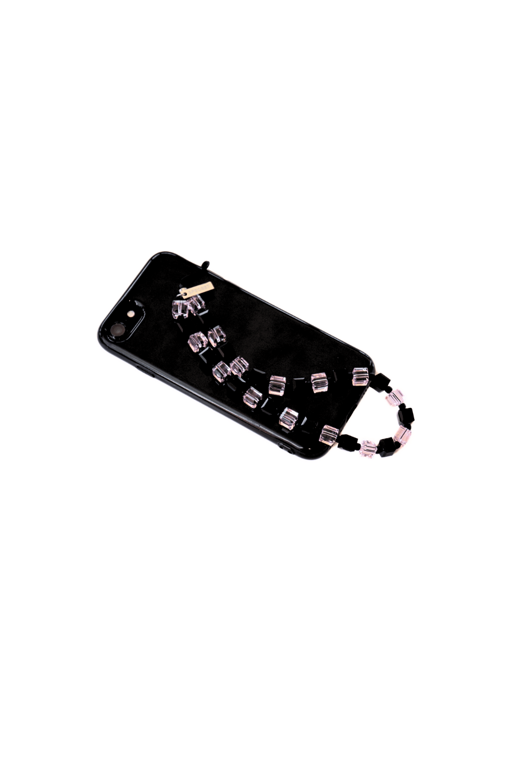 BLING BLING - PINK & BLACK Crystal Phone Strap | SPECSET