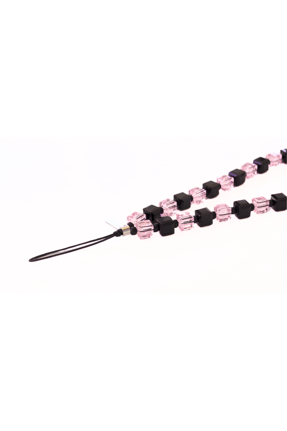 BLING BLING - PINK & BLACK Crystal Phone Strap | SPECSET