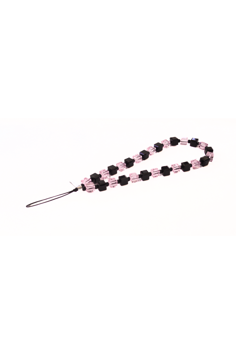 BLING BLING - PINK & BLACK Crystal Phone Strap | SPECSET