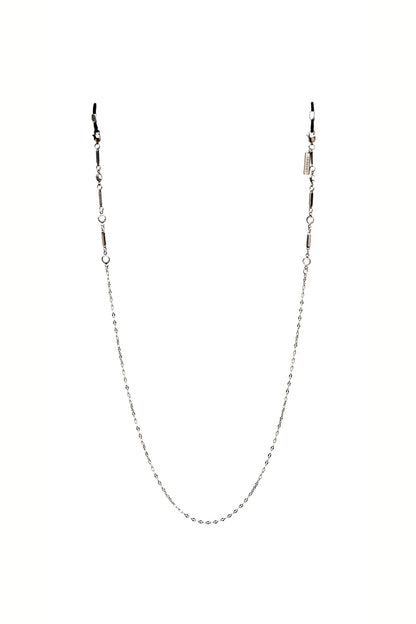 BLING THING - Dainty Eyewear Chain with Zircon Crystals - Silver | SPECSET