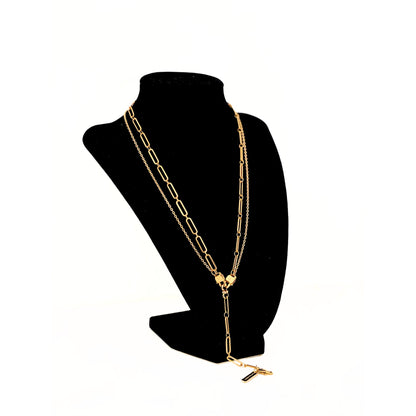 BLOW GUN - Convertible GOLD Eyewear Chain & Necklace | SPECSET