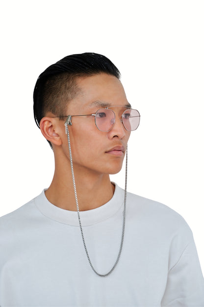 BOX IT - Unisex Eyewear and AirPods Chain - Silver | SPECSET