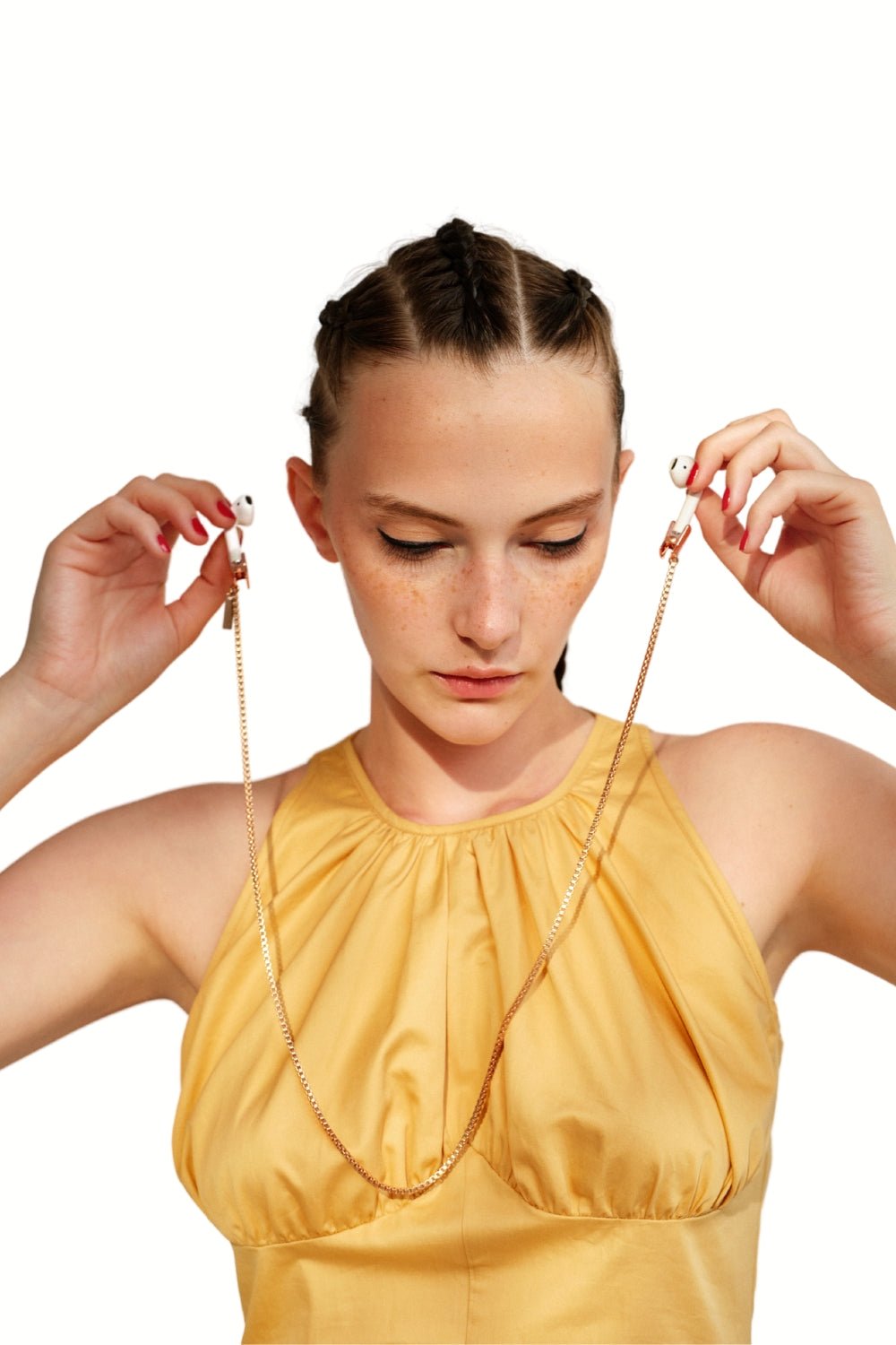 BOX IT - Unisex Eyewear and AirPods Chain - Rose Gold | SPECSET