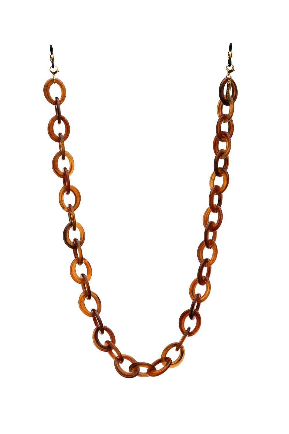 CHEEKY ROUNDY - Chunky COFFEE Eyewear Chain | SPECSET