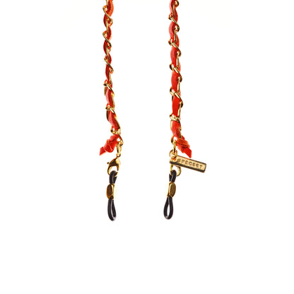 CLASSIC.C -GOLD ORANGE Designer Eyewear Chain | SPECSET