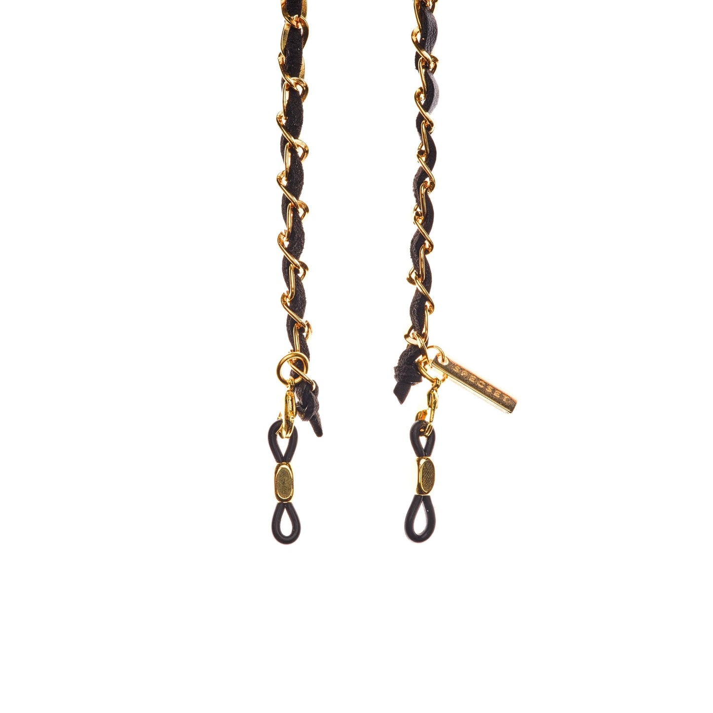 CLASSIC.C -GOLD BLACK Designer Eyewear Chain | SPECSET
