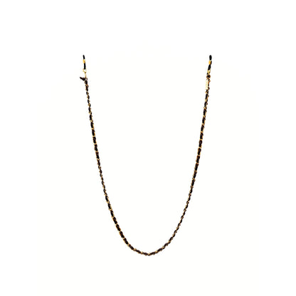 CLASSIC.C -GOLD BLACK Designer Eyewear Chain | SPECSET