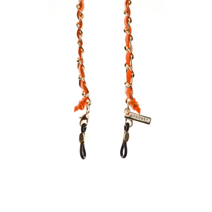 CLASSIC.C -SILVER ORANGE Designer Eyewear Chain | SPECSET