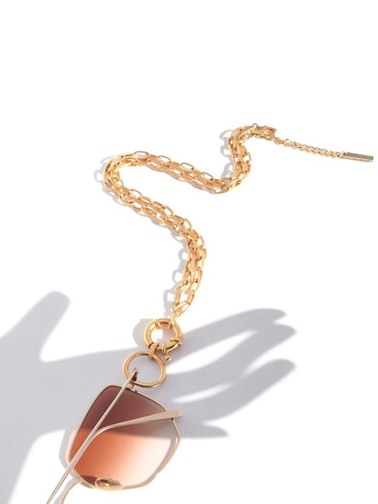 COSMIC BREAK - GOLD Eyewear Necklace | SPECSET
