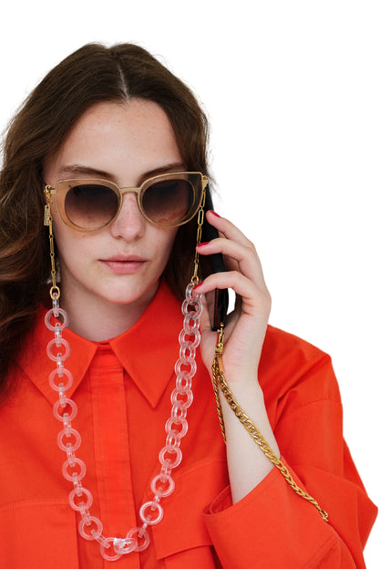 CURBY - GOLD Wrist Phone Chain | SPECSET