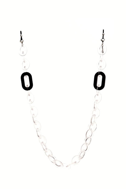 DIRTY ROUNDY - Chunky CLEAR Eyewear Chain | SPECSET
