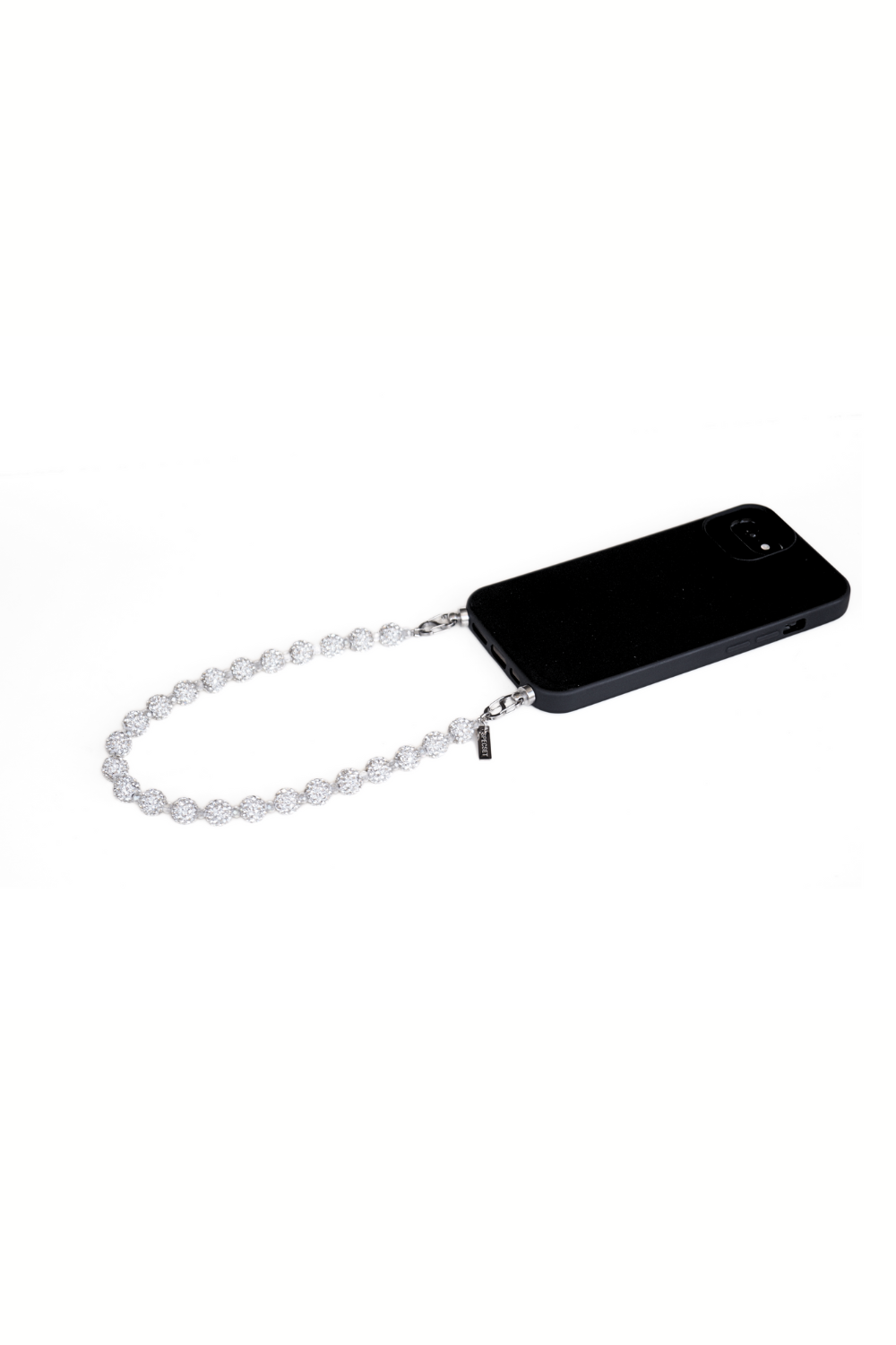 DISCO BALL - SILVER Rhinestone Crystal Phone Strap | SPECSET