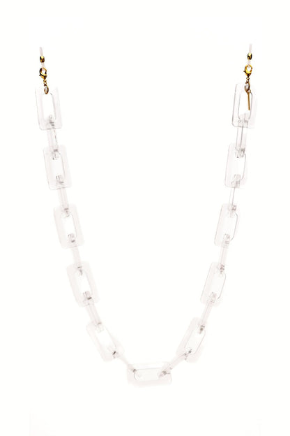 FAME FRAME - CLEAR Chunky Eyewear Chain | SPECSET