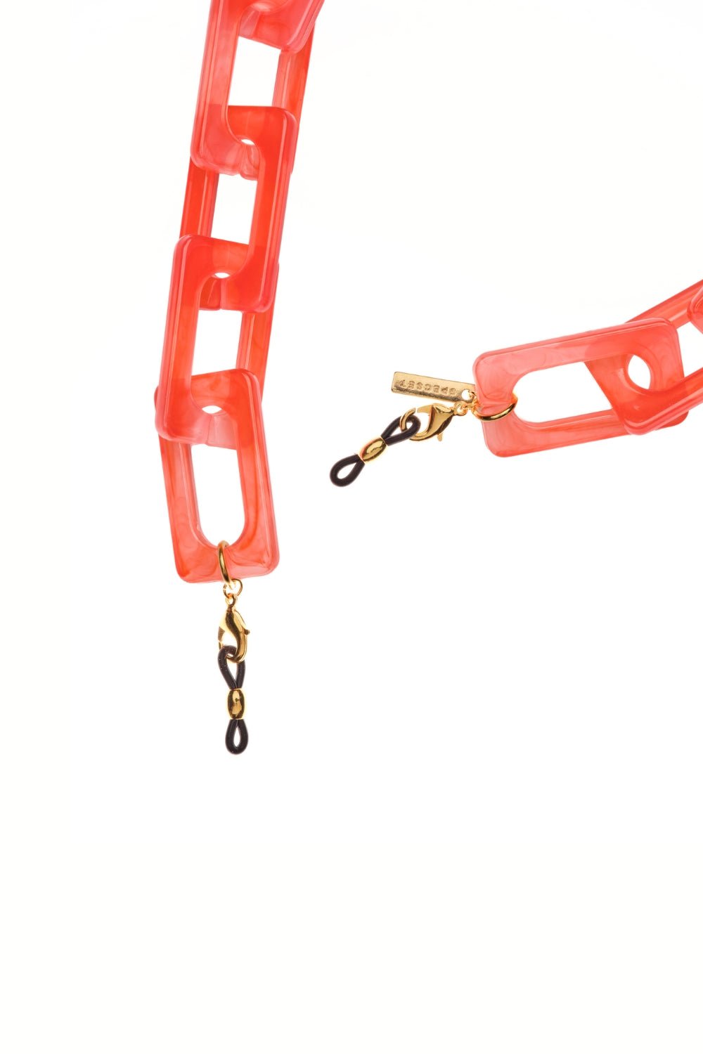 FAME FRAME - CORAL Chunky Eyewear Chain | SPECSET