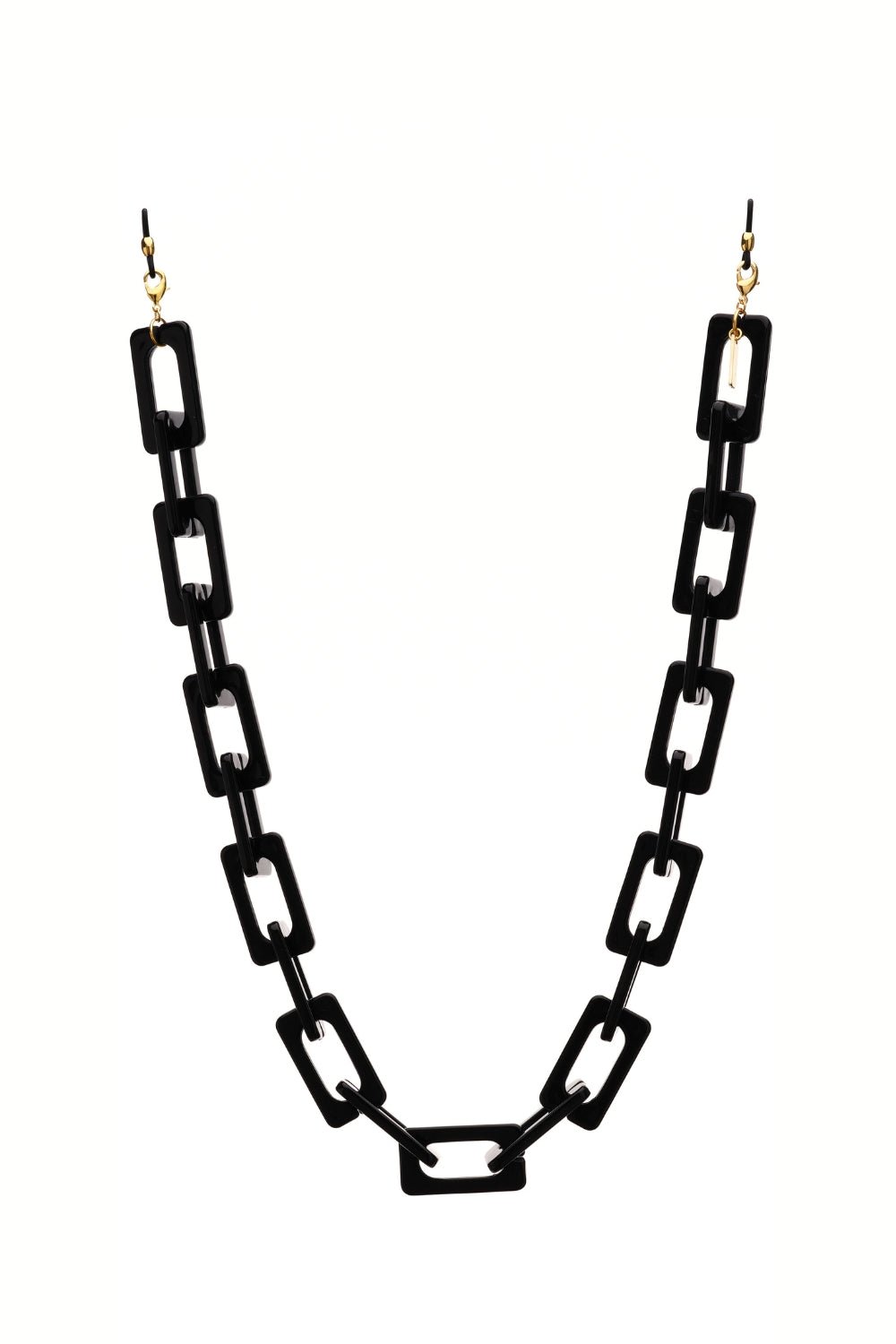 FAME FRAME - BLACK Chunky Eyewear Chain | SPECSET