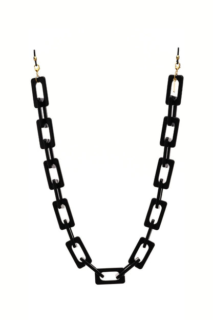 FAME FRAME - BLACK Chunky Eyewear Chain | SPECSET