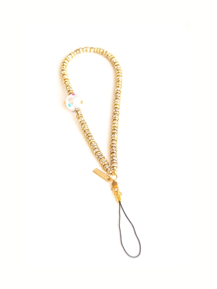 FLASH ACT - GOLD Crystal Phone Chain | SPECSET