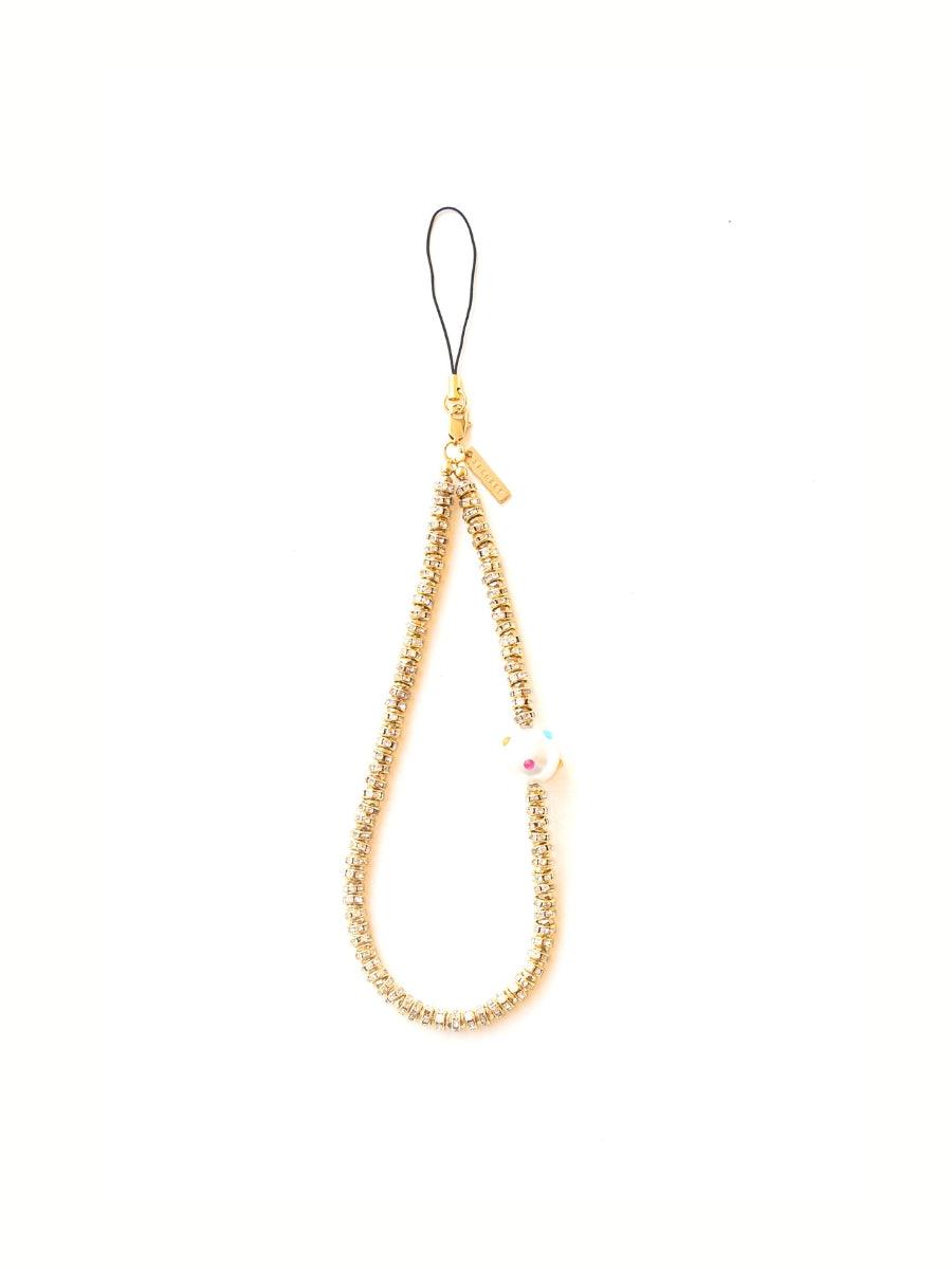 FLASH ACT - GOLD Crystal Phone Chain | SPECSET