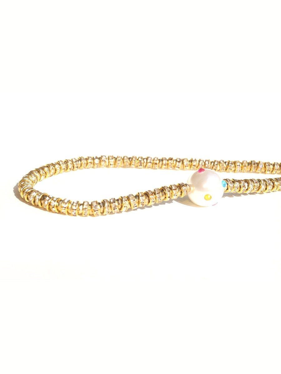 FLASH ACT - GOLD Crystal Phone Chain | SPECSET