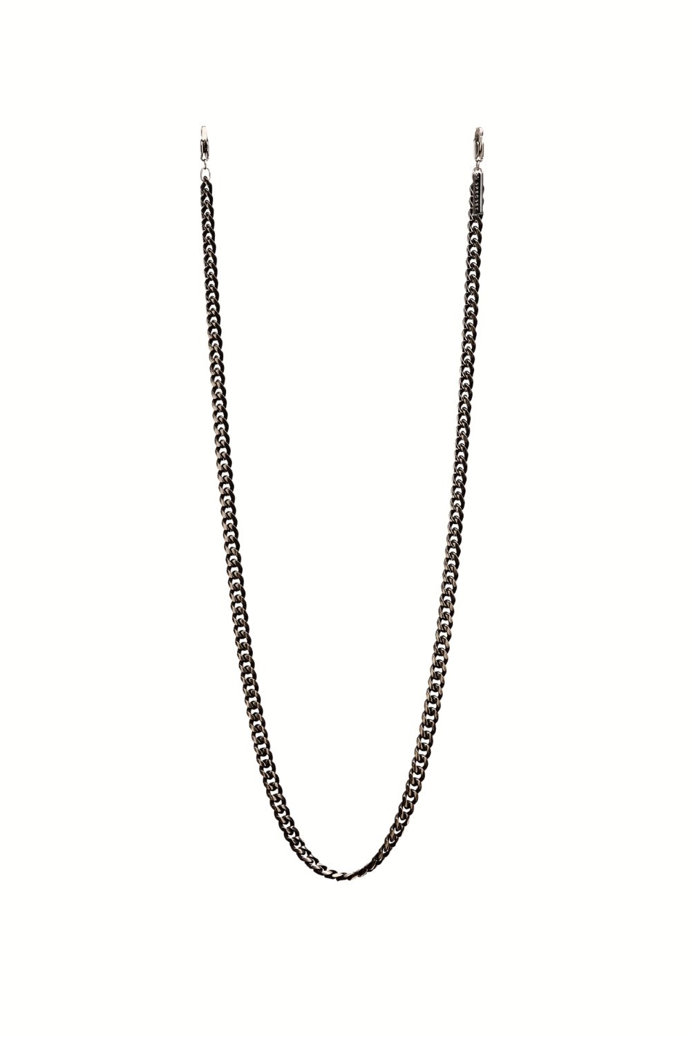 FLATTEN Unisex Flat Curb Eyewear Chain - Gunmetal | SPECSET