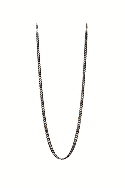FLATTEN Unisex Flat Curb Eyewear Chain - Gunmetal | SPECSET