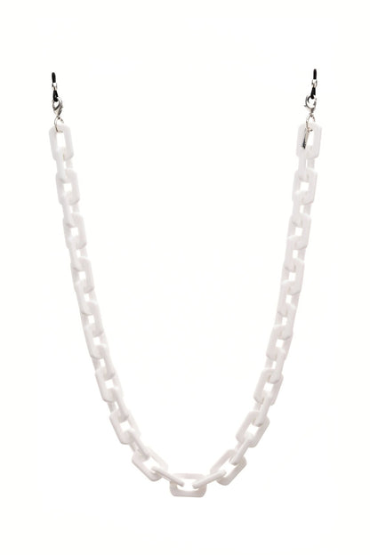 G' GANG - WHITE Chunky Eyewear Chain | SPECSET