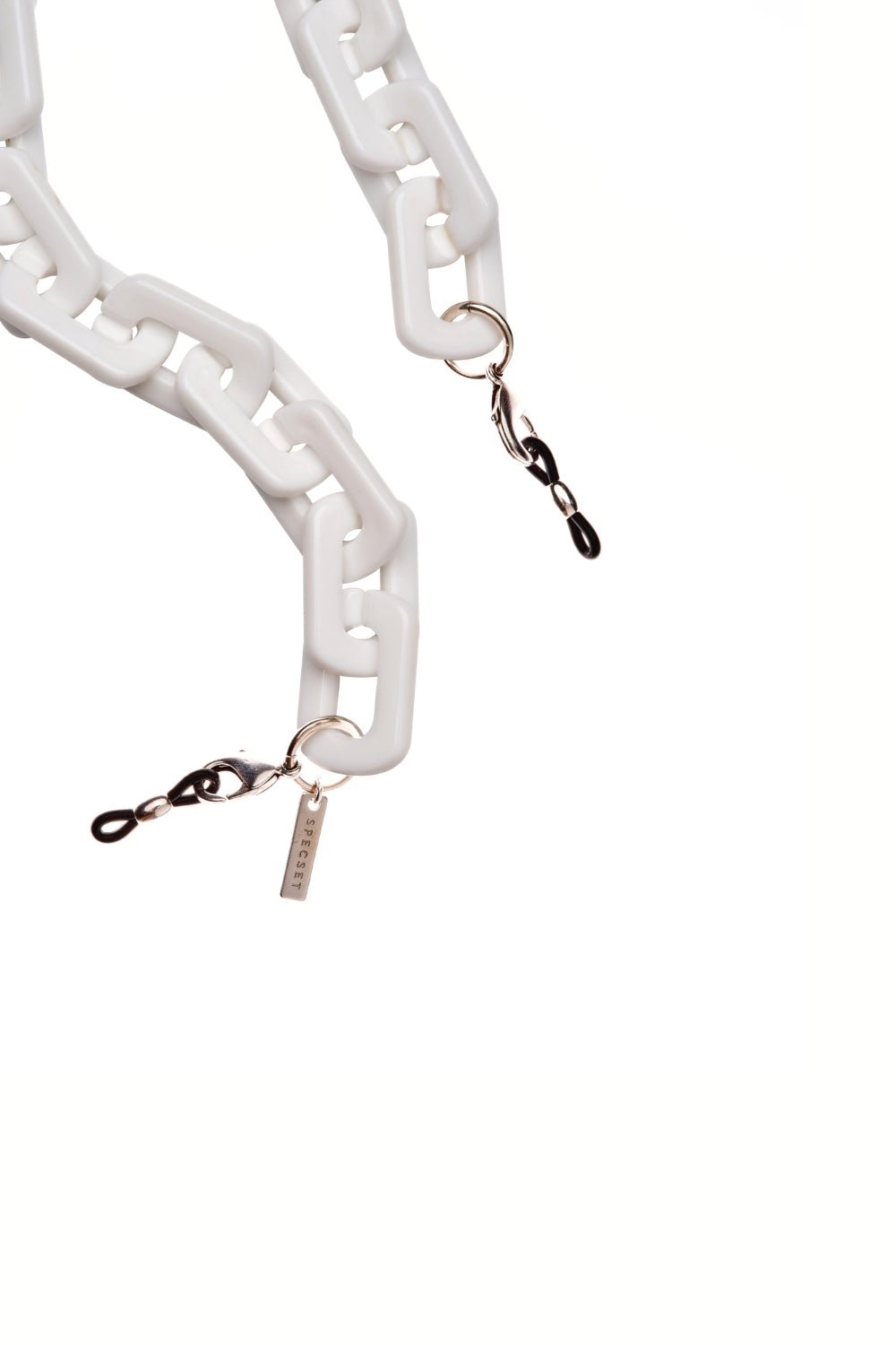 G' GANG - WHITE Chunky Eyewear Chain | SPECSET