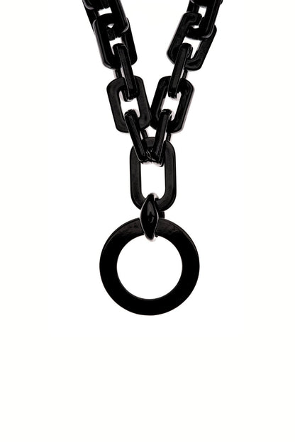 G'RING - BLACK Chunky Eyewear Necklace | SPECSET