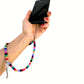 HEAT BEAD - Beaded SILVER Wrist Phone Chain | SPECSET