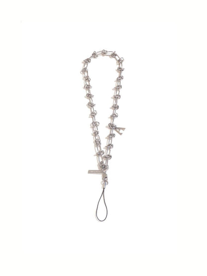 KNOT KNOT - SILVER Personalized Wrist Phone Chain | SPECSET