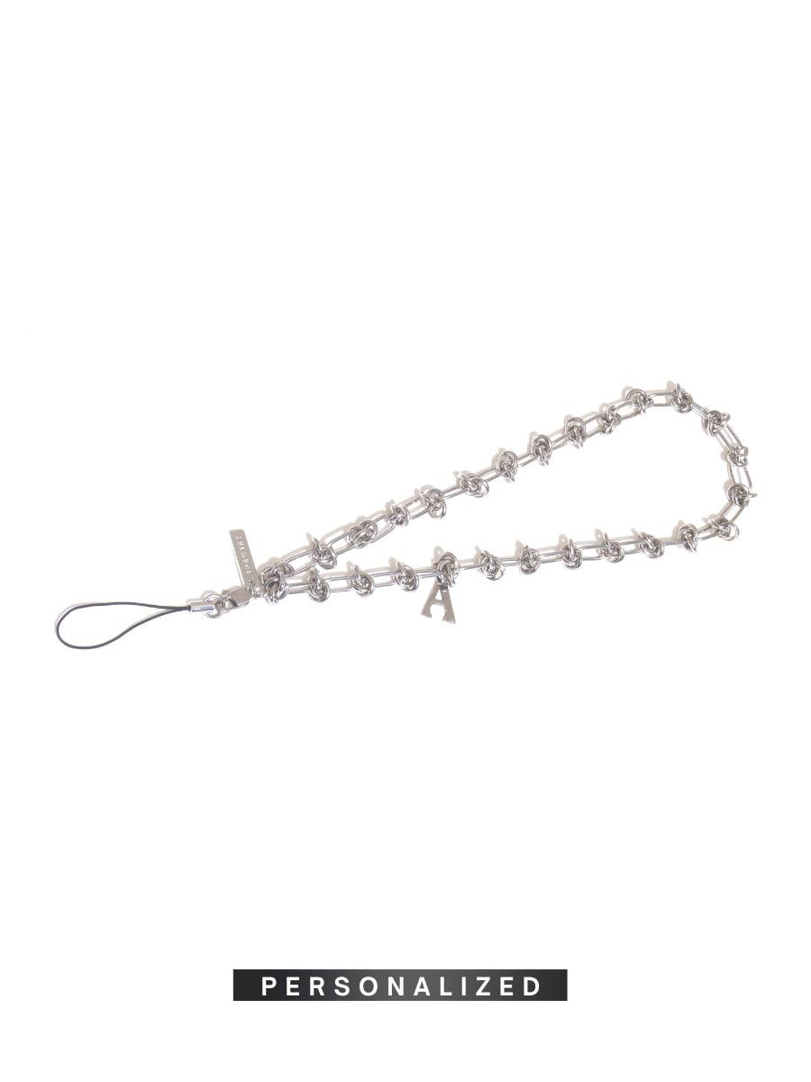 KNOT KNOT - SILVER Personalized Wrist Phone Chain | SPECSET