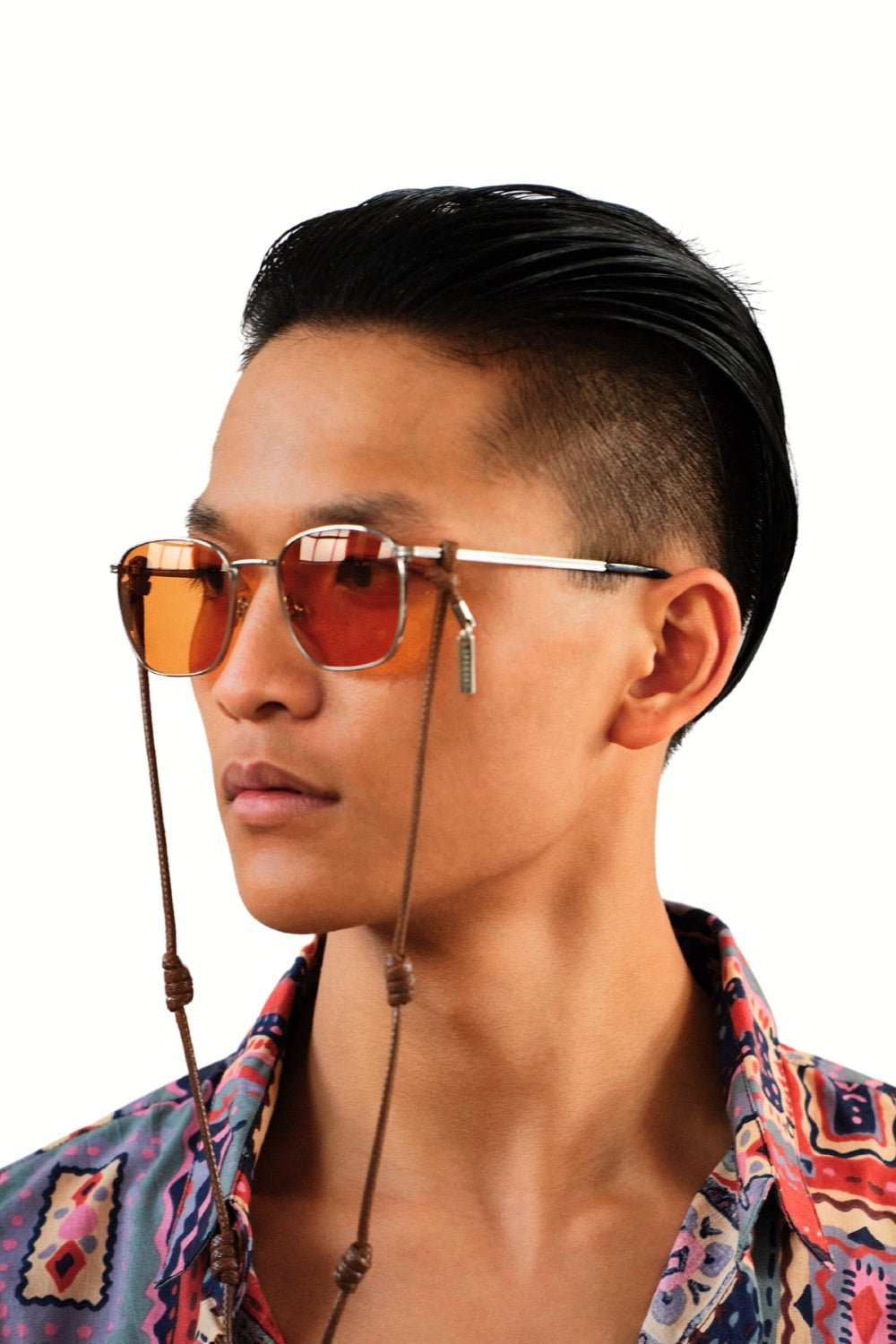 KNOTTY - BROWN Men's Leather Eyewear Strap | SPECSET