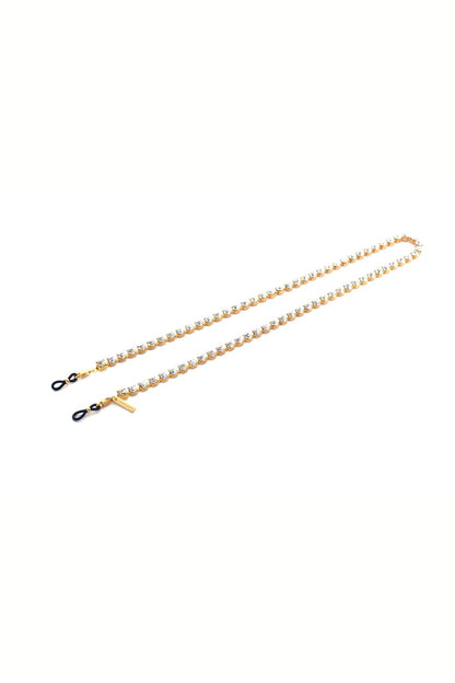 LEADING LADY - GOLD Crystals Eyewear Chain | SPECSET