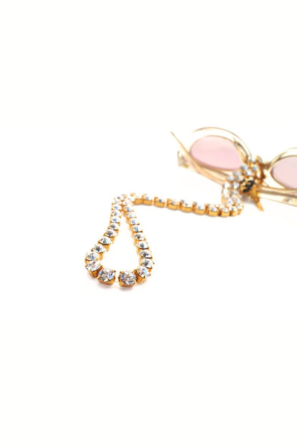 LEADING LADY - GOLD Crystals Eyewear Chain | SPECSET
