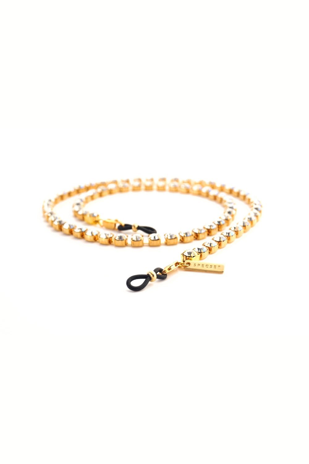 LEADING LADY - GOLD Crystals Eyewear Chain | SPECSET