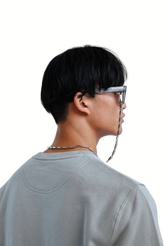 LINKED - Unisex Bar Links Eyewear Chain - Silver | SPECSET