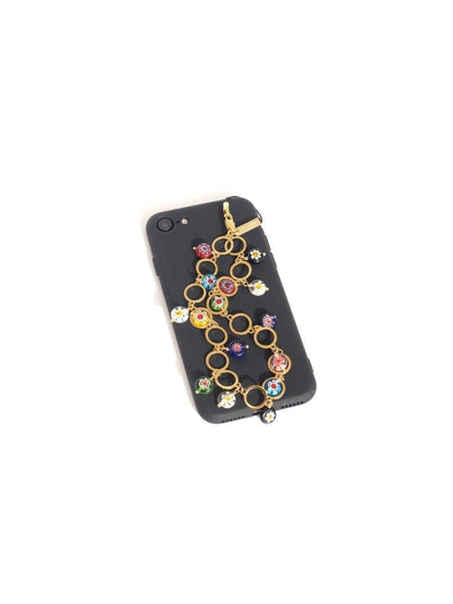 MILLEFIORI - GOLD Wrist Phone Chain | SPECSET