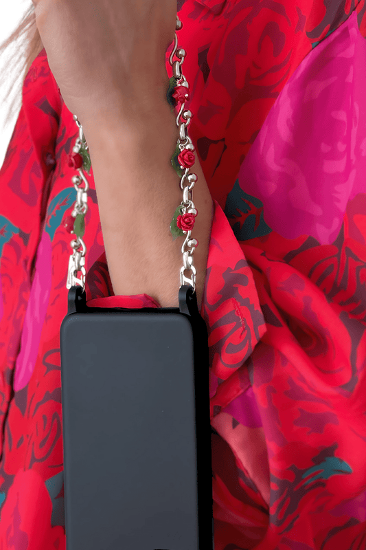 Phone strap worn using both lobster clasps for wristlet style