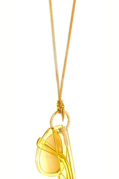 POISONOUS - GOLD Snakeskin Eyewear Necklace | SPECSET