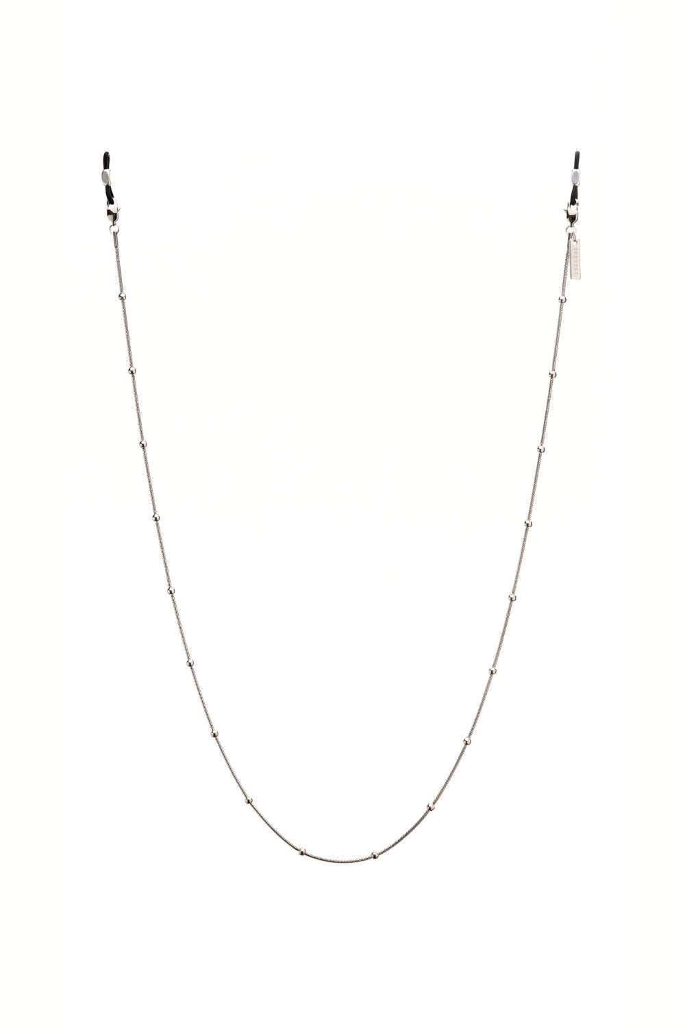 PRETTY DOT - SILVER Eyewear Chain | SPECSET