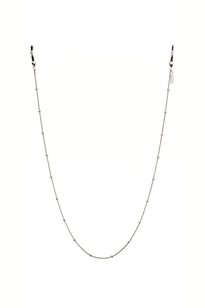 PRETTY DOT - SILVER Eyewear Chain | SPECSET