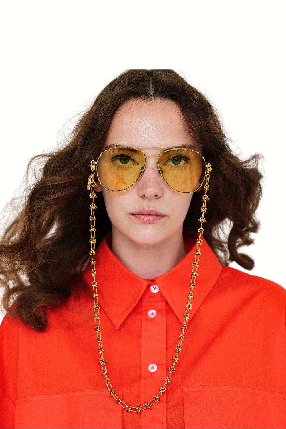 RE-BRAID - Designer Eyewear Chain - Gold | SPECSET